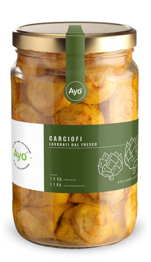 Carciofi lavorati dal fresco