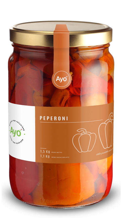 Peperoni in olio di girasole