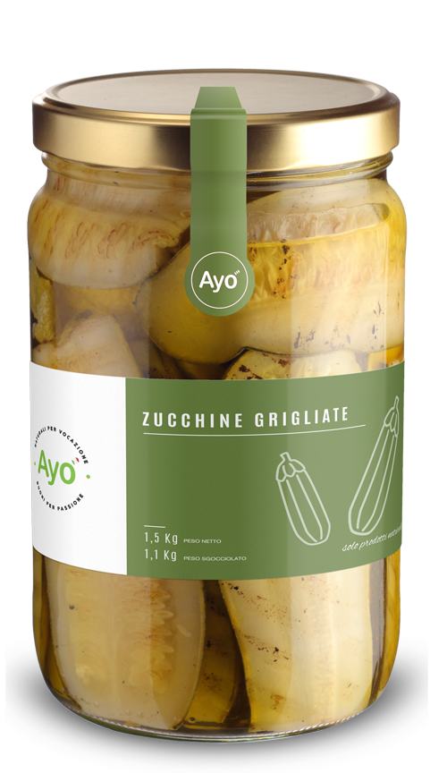 Zucchine in olio di girasole